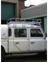 Galerie Brownchurch galvanisée pour Land Rover Defender Crew cab.