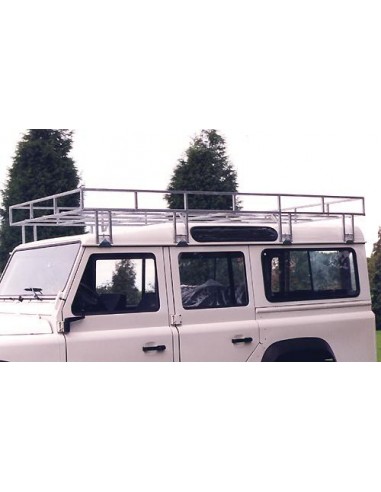 Galerie Brownchurch galvanisée pour Land Rover Defender 110