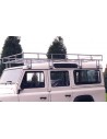 Galerie Brownchurch galvanisée pour Land Rover Defender 110