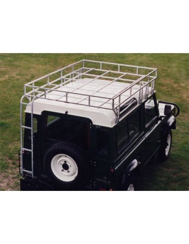 Galerie renforcée Brownchurch galvanisée pour Land Rover Defenderf 90