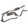 Ligne d'Echappement en Inox pour : Defender 90  2.5L TDi 200