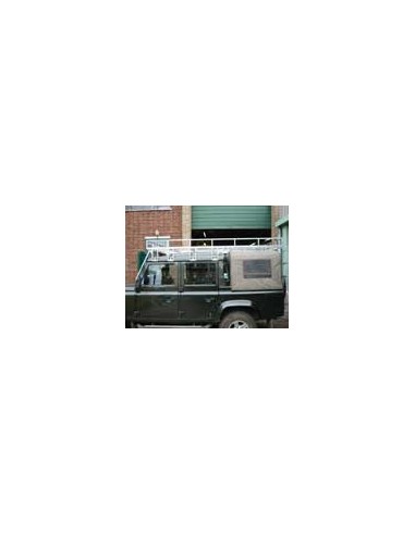 Galerie Brownchurch galvanisée pour Land Rover Defender 110 crew cab Totale