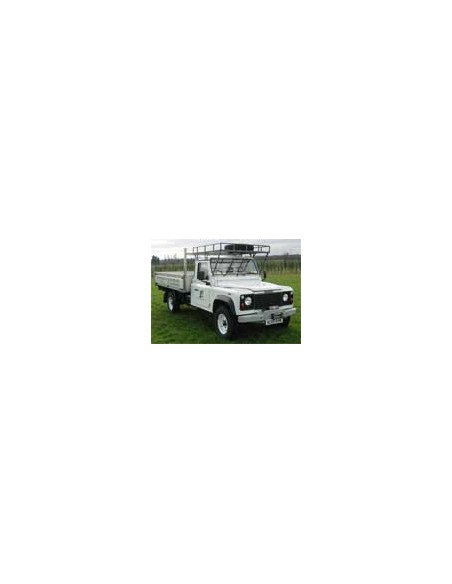 Galerie ralongée Brownchurch galvanisée pour Land Rover Defender Pick-up