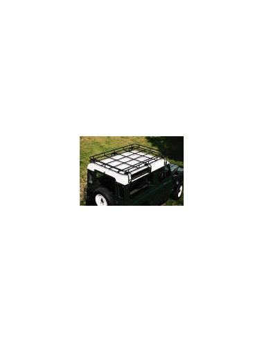 Galerie Brownchurch noire époxy pour Land Rover Defender 90 ligne basse arrondie