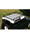 Galerie Brownchurch noire époxy pour Land Rover Defender 90 ligne basse arrondie
