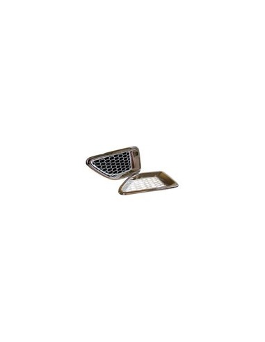 Grilles daérations latérales maillées en métal RR Sport