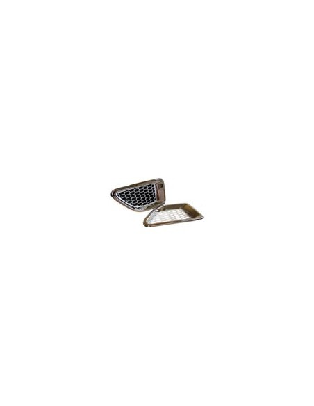 Grilles daérations latérales maillées en métal RR Sport