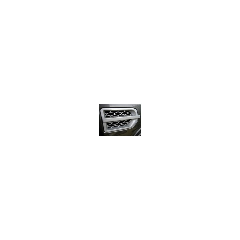 Grille d'aération latérale finition argent style Disco 4 pour Disco 3