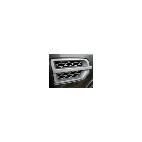 Grille d'aération latérale finition argent style Disco 4 pour Disco 3