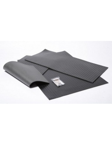 Ensemble 3 Tapis Plancher + Passage de Roue du Coffre pour : Defender 90/110 SW