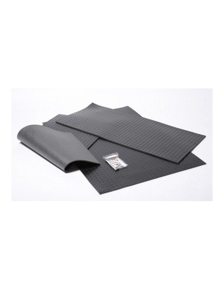 Ensemble 3 Tapis Plancher + Passage de Roue du Coffre pour : Defender 90/110 SW