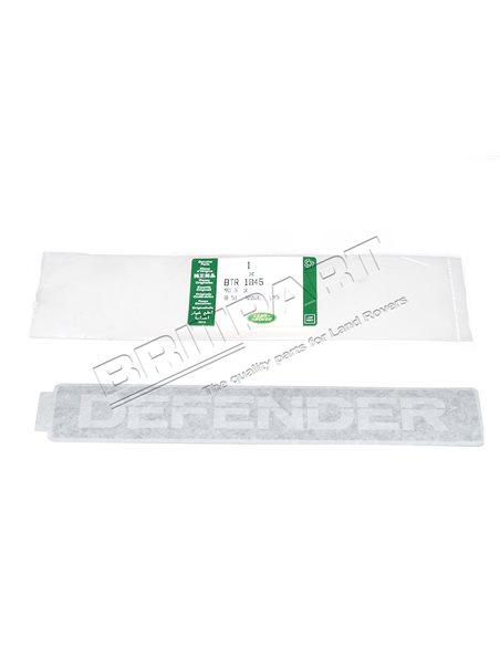 Logo de Capot " DEFENDER " pour : Toutes Defender 90/110/130