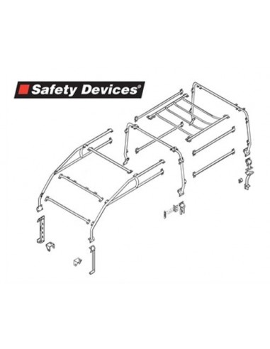 Arceau Safety Devices complet pour Land Rover Atmosphèrique et Turbo Diesel 