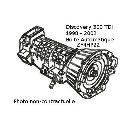 Boite de vitesse automatique pour Discovery 300 TDi ech/std
