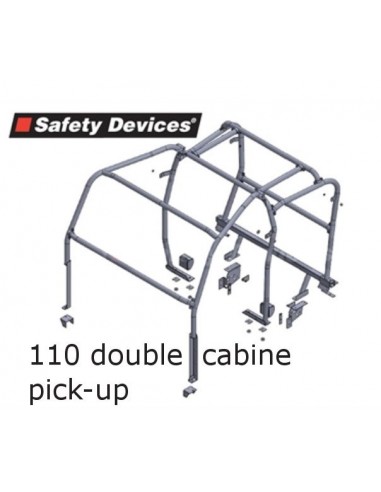 Arceau 8 points SAFETY DEVICE pour 110 TD5 double cabine pick-up