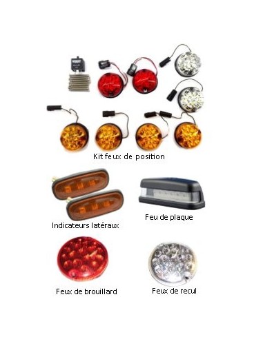Kit LED complet standard pour Land Rover Defender TD5 et TD4