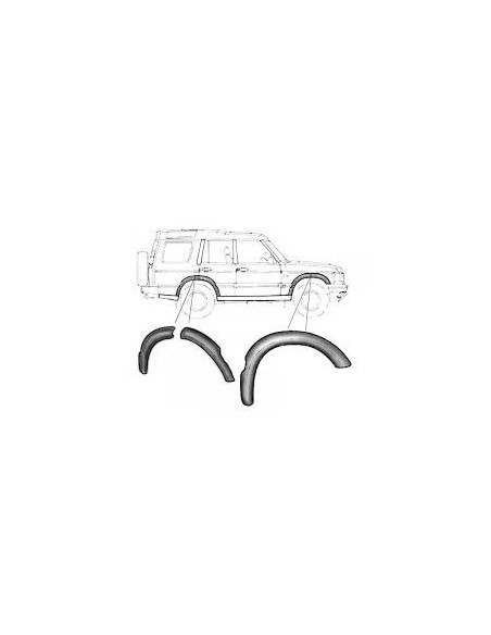 Garde Boue Avant et Arrière Type Origine pour : Discovery 2 2.5L TD5