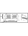 Barre 60 LED 13200lm 180W 91cm