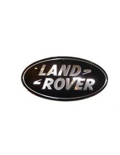 Logo " LAND ROVER " sur la Calandre Couleur NOIR / ARGENTÉ Monté à partir de 2007