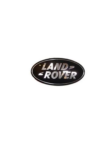 Logo " LAND ROVER " sur la Calandre Couleur NOIR / ARGENTÉ Monté à partir de 2007