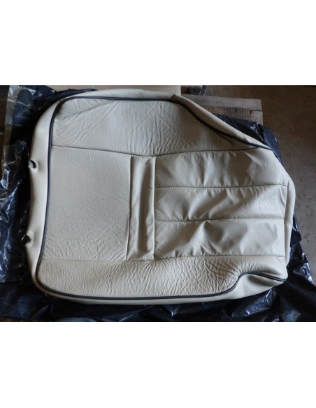 Housse de Réparation en CUIR BEIGE LIGHT STONE du Dossier Arrière Gauche