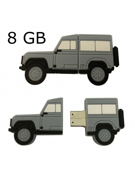 CLEf USB 8GB forme Defender 90 grise