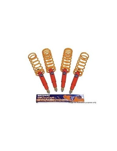 Kit Suspsension Avant et Arrière Renforcé BRITPART SUPER GAZ avec Ré-Hausse + 40mm
