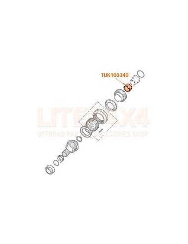 Roulement OEM du Pignon de 1ère Vitesse de Boite de Vitesse LT 77 Suffixe A, B, C, D, E, F et G