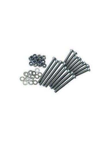 Kit Vis INOX de Charnière des 4 Portes Avant et Arrière pour DEFENDER 110/130 Sauf TD4