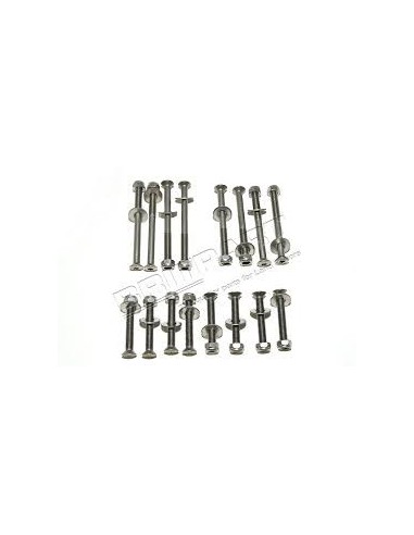 Kit Vis INOX de Charnière des 2 Portes Arrière Latéral pour DEFENDER 110/130 Sauf TD4