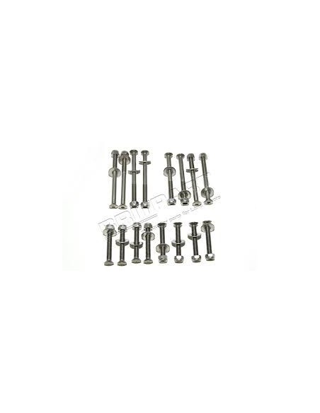 Kit Vis INOX de Charnière des 2 Portes Arrière Latéral pour DEFENDER 110/130 Sauf TD4