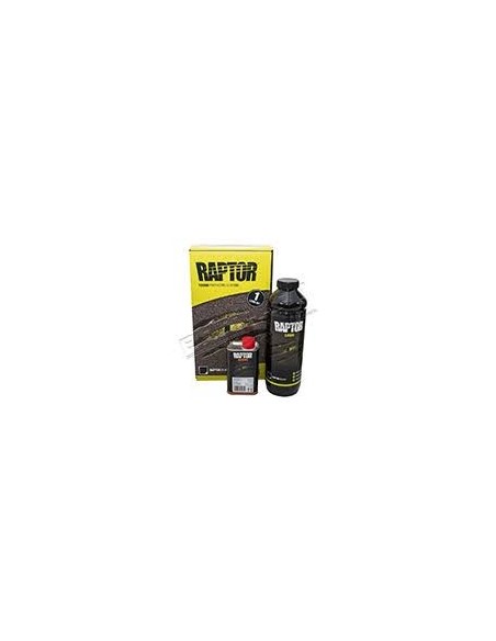 Kit de 4L de Peinture NOIR RAPTOR + 1L de Durcisseur