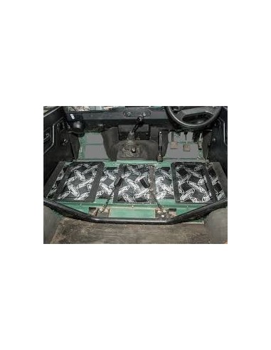 Kit Insonorisant DYNAMAT pour le Plancher Arrière sous les Sièges : DEFENDER 110 TD4 SW/UTILITAIRE