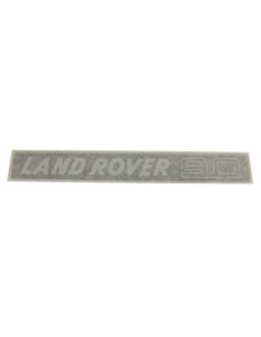 Autocollant Supérieur de Calandre " LAND ROVER 90 " pour : Defender 90  2.5L D / TD jusqu'à 1989