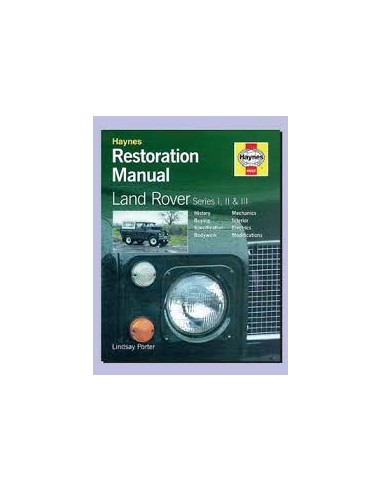 Manuel Réparation HAYNES (en Anglais) pour : LAND ROVER 88/109 Série II IIA III Essence/Diesel (1958-1985)