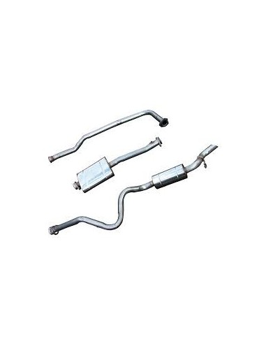Ligne d'Échappement en INOX pour : DEFENDER 110 TDi 300