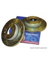 Disque de Frein Avant Ventilé BRITPART Rainuré - Percé pour : RANGE L322 TDV8 4.4 - V8 5.0 SUPERCHARGED