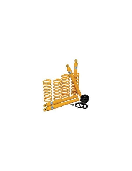 Kit de Conversion Suspension Avant et Arrière Renforcé et Ré-Hausse +5cm pour : DISCOVERY 2
