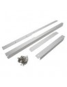 Seuil de Porte Avant en INOX Montage sans Supports de Ceinture
