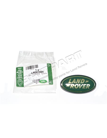 Monogramme "LAND ROVER" du Panneau Latéral Arrière Droit ou Gauche Monté jusqu'en 2010