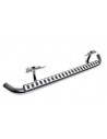 Marche Pied " Fire & Ice Style " dessus NOIR pour DEFENDER 110 SW (4 PORTES)