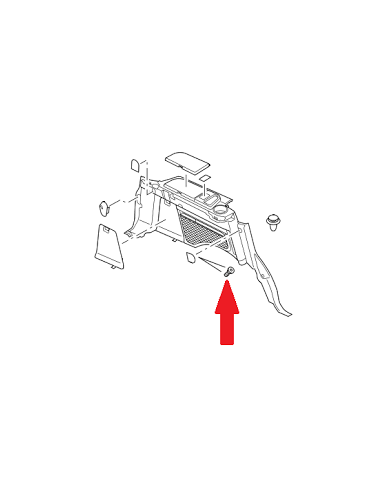 Vis de Fixation de la Garniture Intérieur du Coffre