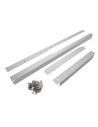 Seuil de Porte Avant en INOX Montage sans Supports de Ceinture