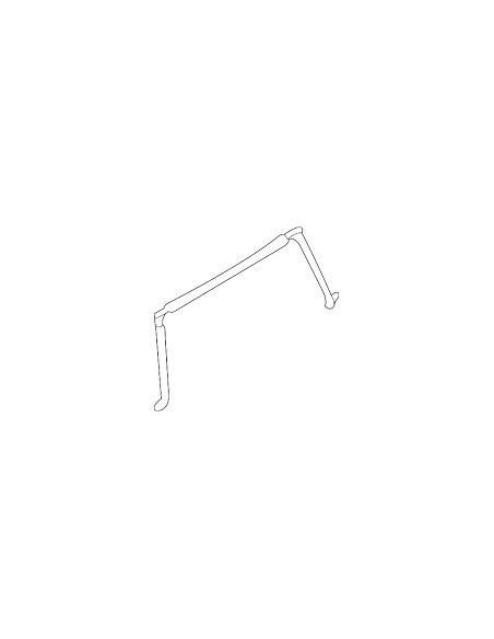Joint de la Lunette Arrière du HARD TOP (pièce n° 13) pour : FREELANDER 1 3 Portes