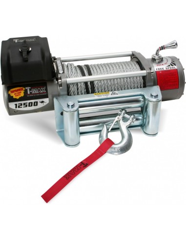 Treuil T-MAX 5665kg 12500lbs câble acier commande radio 