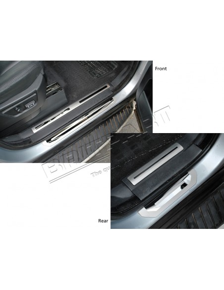 Seuil de Porte Avant et Arrière CHROMÉ Monté à partir de 2010 pour : RANGE SPORT 2