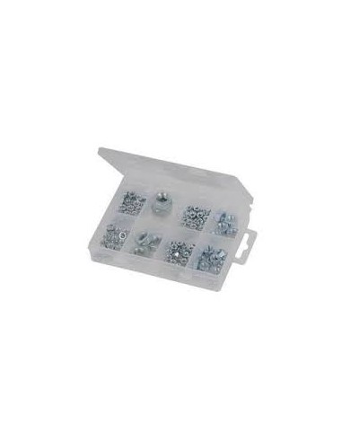 Coffret 108 pcs d'Écrou Hexagonaux GALVANISÉ