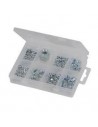 Coffret 108 pcs d'Écrou Hexagonaux GALVANISÉ