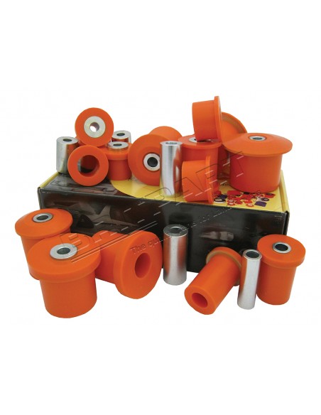 Kit Silent Bloc POLYBUSH Dynamic ORANGE pour : DISCOVERY 3 - 4