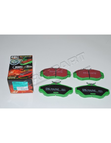 Plaquette de Frein Avant EBC GREEN STUFF pour : DISCOVERY 2 / RANGE P38